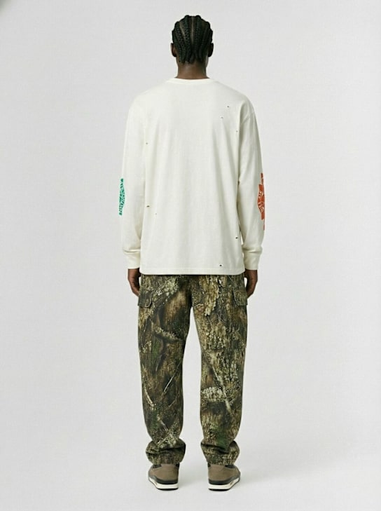 Jordan: Rare Air long sleeve t-shirt - Sail/Orange - men_1 | Luisa Via Roma