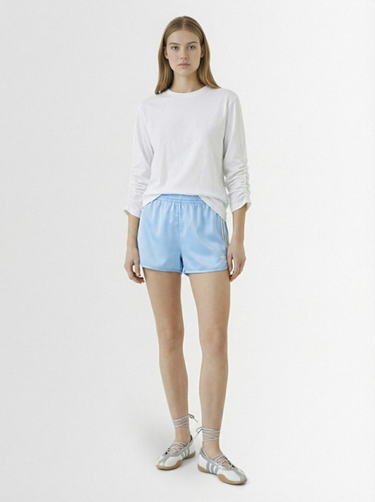 adidas Originals: Ruffled shorts - Clesky - women_1 | Luisa Via Roma