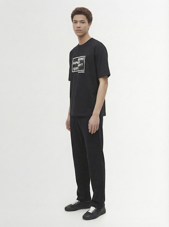 Dsquared2: Pantalon de survêtement en coton - men_1 | Luisa Via Roma