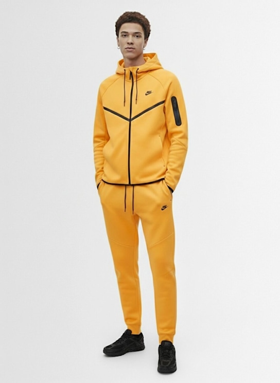 Nike: Jogger en coton mélangé - men_1 | Luisa Via Roma