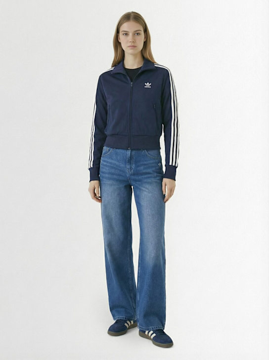 adidas Originals: Firebird tech track jacket - Night Indigo - women_1 | Luisa Via Roma