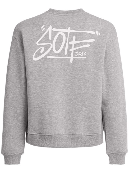 SOTF: Tag crewneck sweatshirt - Heather Grey - men_1 | Luisa Via Roma