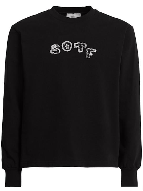 SOTF: T-shirt à manches longues UFO - Noir - men_0 | Luisa Via Roma