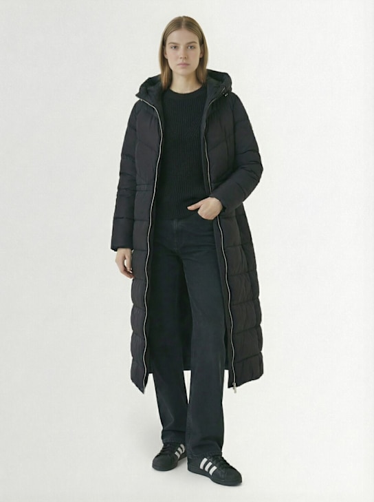 Moose Knuckles: Flighweight Belle Cote down parka - women_1 | Luisa Via Roma
