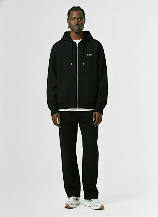 SOTF: Full zip hoodie - Black - men_1 | Luisa Via Roma