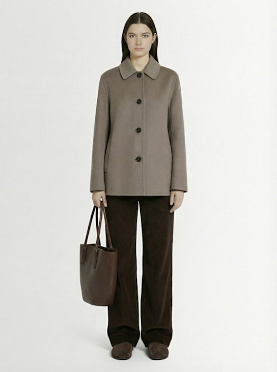 'S Max Mara: Lily wool single breasted short coat - women_1 | Luisa Via Roma