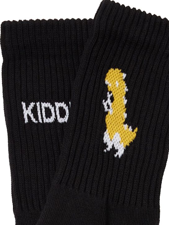 Kiddin': Cotton blend socks - ブラック - kids-boys_1 | Luisa Via Roma