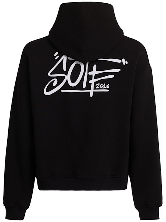 SOTF: Tag连帽卫衣 - 黑色 - men_1 | Luisa Via Roma