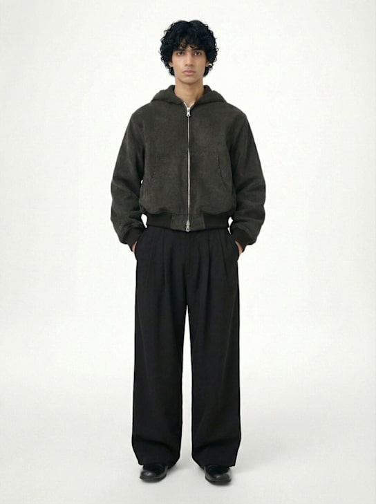 Dries Van Noten: Hama cotton jersey pants - Black - men_1 | Luisa Via Roma