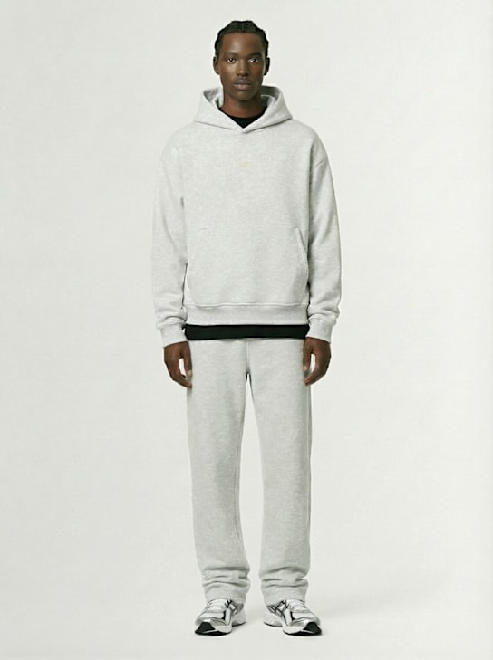 SOTF: 코튼 혼방 후디 - 그레이 멜란지 - men_1 | Luisa Via Roma