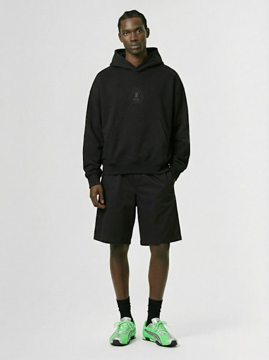 PUMA: Skepta logo cotton hoodie - men_1 | Luisa Via Roma