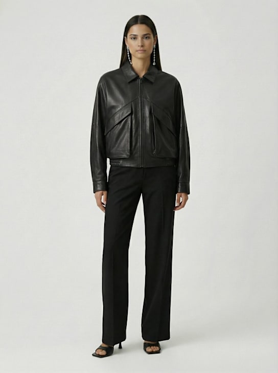 Magda Butrym: Leather jacket - women_1 | Luisa Via Roma