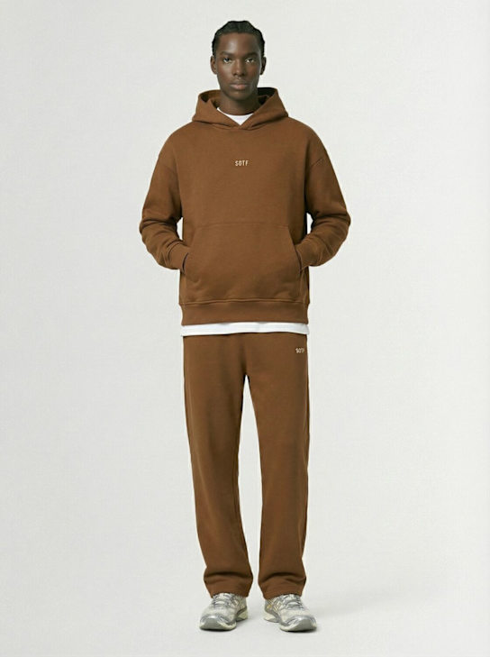 SOTF: 混棉连帽卫衣 - 棕色 - men_1 | Luisa Via Roma
