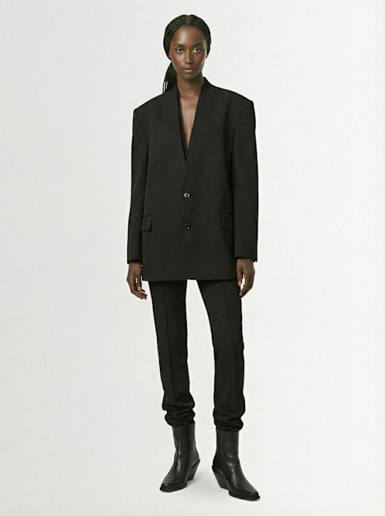 Ann Demeulemeester: Larisa pointy ankle boots - Black - women_1 | Luisa Via Roma