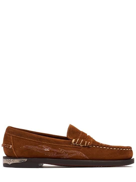 Sebago: 20mm Dan Dallas suede loafers - women_0 | Luisa Via Roma