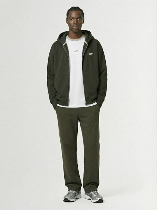 SOTF: Full zip hoodie - Army Green - men_1 | Luisa Via Roma