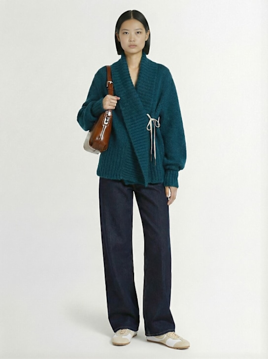 Dries Van Noten: Temperance virgin wool blend cardigan - women_1 | Luisa Via Roma