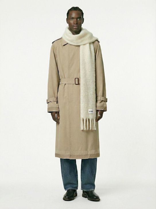 Maison Margiela: Trench coat - Beige - men_1 | Luisa Via Roma