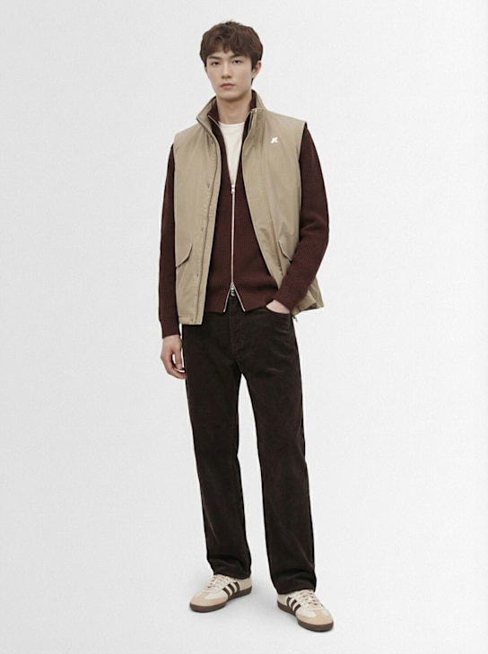 K-Way: Gilet matelassé en nylon Valen Ottoman - men_1 | Luisa Via Roma