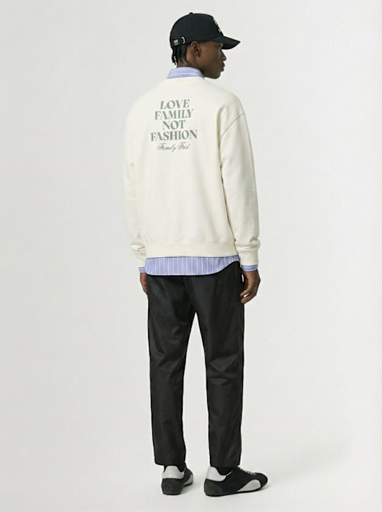 Family First: Logo棉质圆领卫衣 - men_1 | Luisa Via Roma