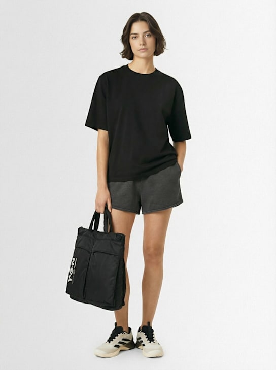 Y-3: T-shirt in techno stretch - men_1 | Luisa Via Roma