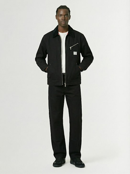 Roy Roger's: Statement double-knee pants - Black - men_1 | Luisa Via Roma