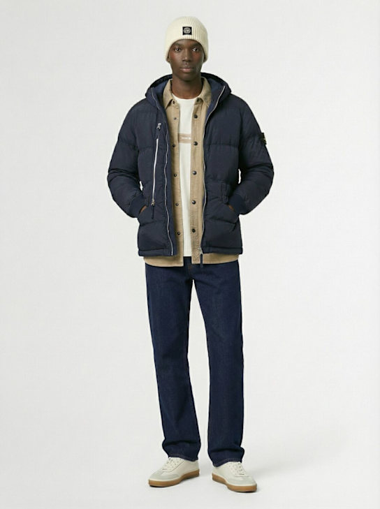 Stone Island: DENIM RESEARCH Denim jeans - Indigo - men_1 | Luisa Via Roma