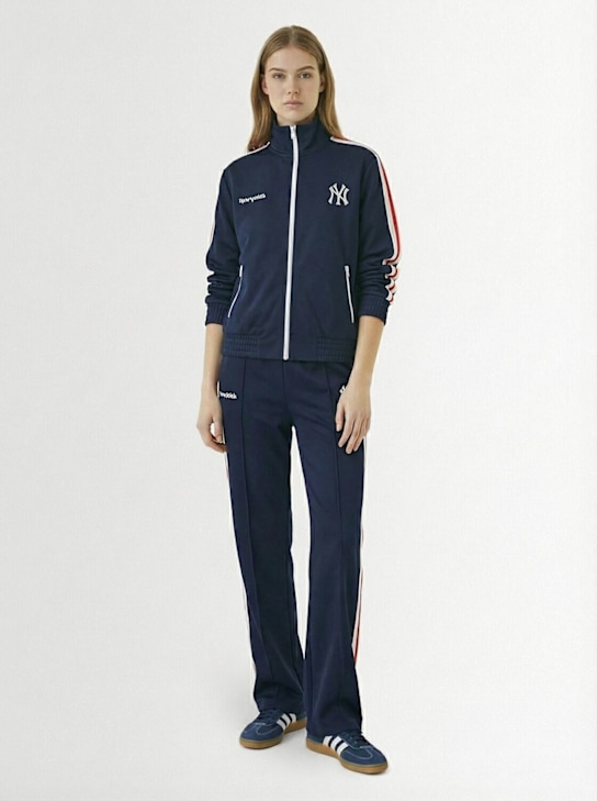 Sporty & Rich: Yankees Serif track jacket - women_1 | Luisa Via Roma