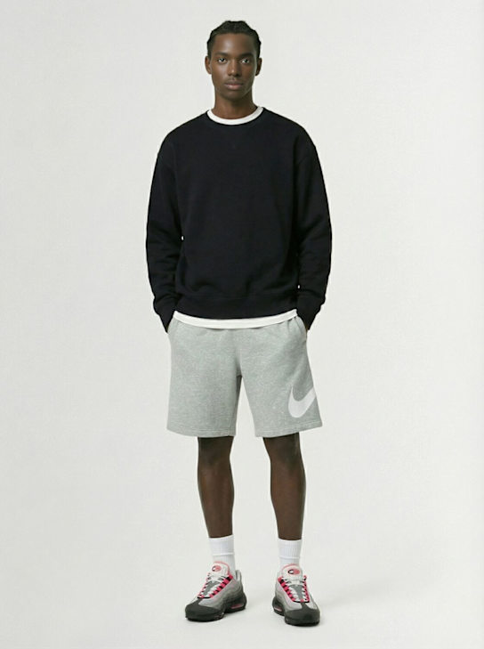Nike: Shorts „Club BB“ - Dk Grey Heather - men_1 | Luisa Via Roma