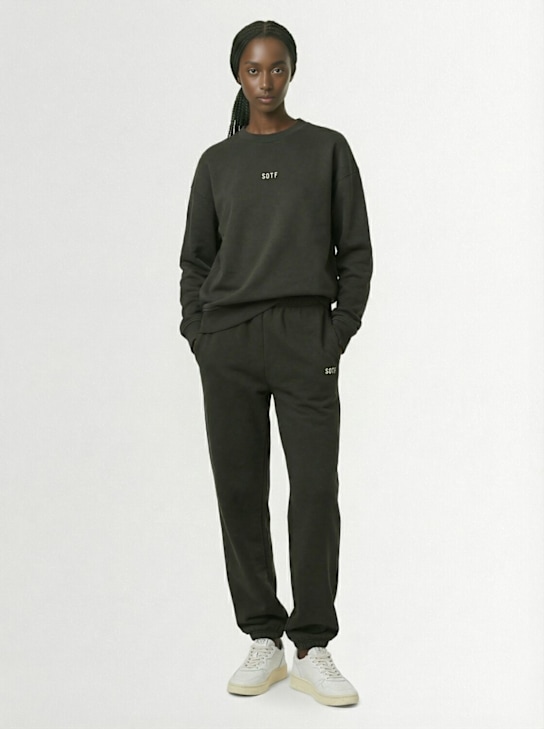 SOTF: Standard cuffed joggers - Army Green - women_1 | Luisa Via Roma