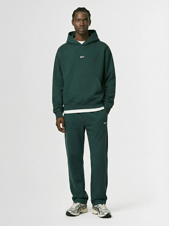 SOTF: コットンブレンドフーディー - フォレストグリーン - men_1 | Luisa Via Roma