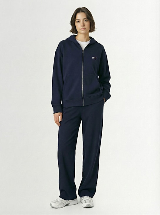 SOTF: Full zip hoodie - ネイビー - women_1 | Luisa Via Roma