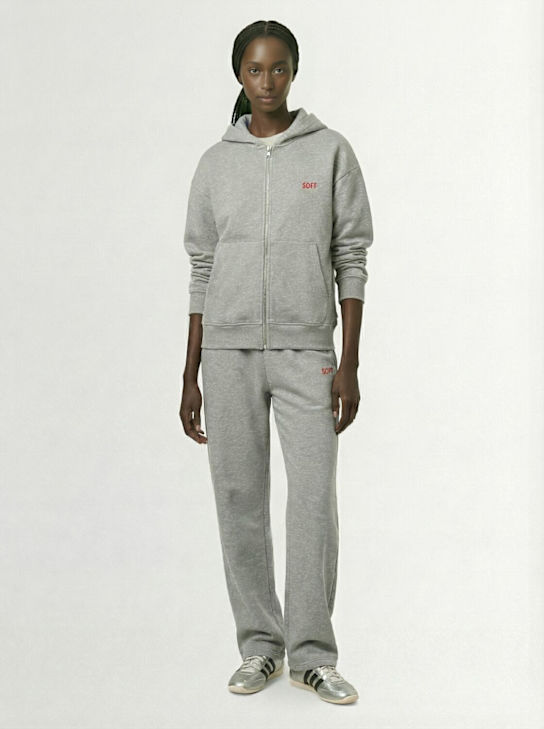 SOTF: Full zip hoodie - ヘザーグレー - women_1 | Luisa Via Roma