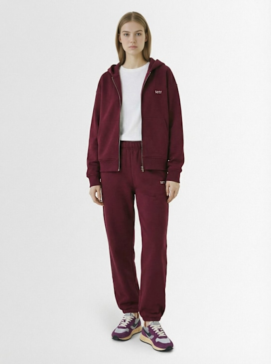 SOTF: Full zip hoodie - ボルドー - women_1 | Luisa Via Roma