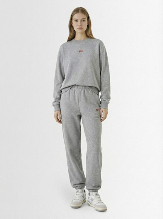SOTF: Standard crewneck sweatshirt - ヘザーグレー - women_1 | Luisa Via Roma