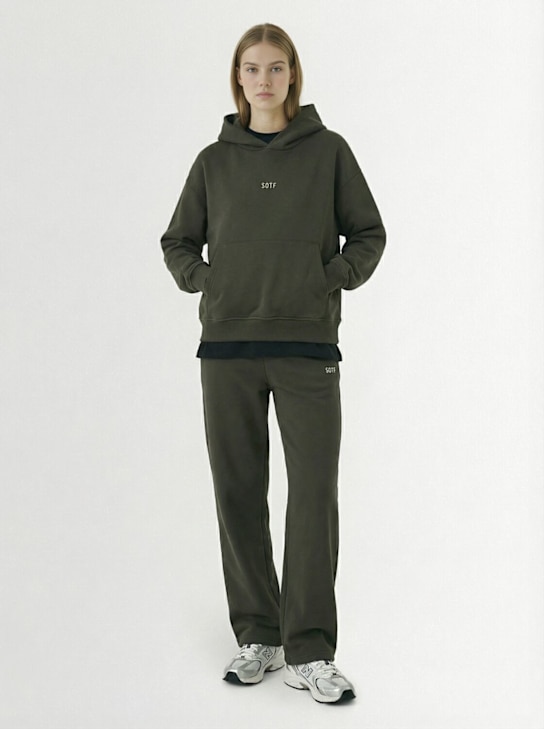 SOTF: Standard open leg joggers - Army Green - women_1 | Luisa Via Roma