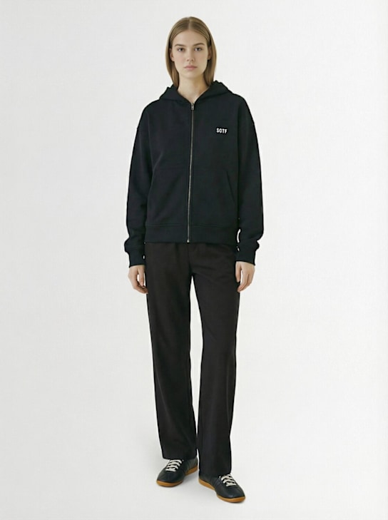SOTF: Full zip hoodie - Black - women_1 | Luisa Via Roma