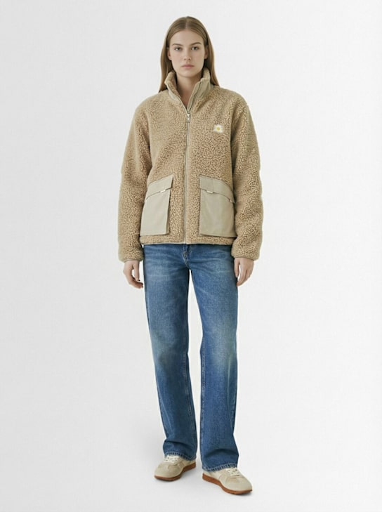 Autry: Teddy fleece jacket - women_1 | Luisa Via Roma