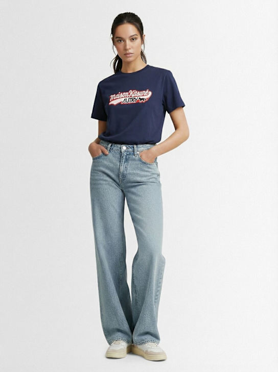 Autry: Maison Kitsuné Short Sleeve t t-shirt - women_1 | Luisa Via Roma