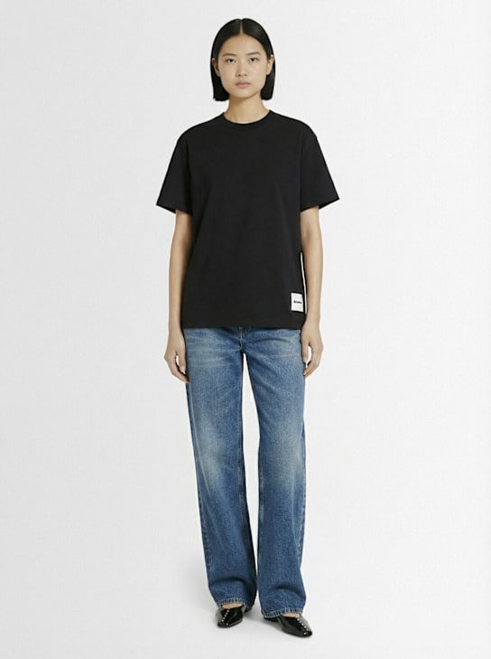 Jil Sander: Pack of 3 short sleeve t-shirts - Multicolor - women_1 | Luisa Via Roma