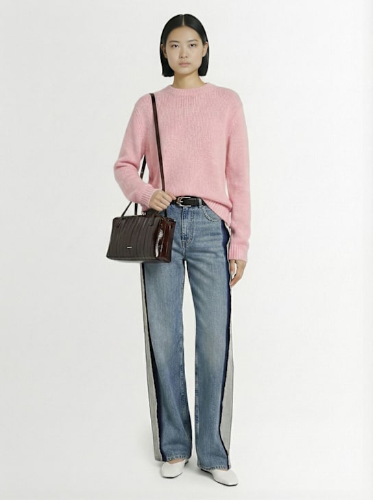 Jil Sander: Alpaca blend wool knit sweater - women_1 | Luisa Via Roma