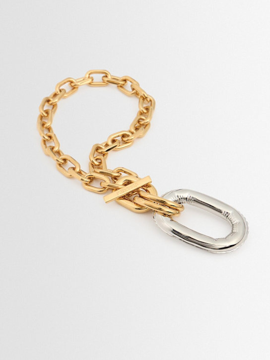 Rabanne: Chain necklace - Gold/Silver - women_1 | Luisa Via Roma