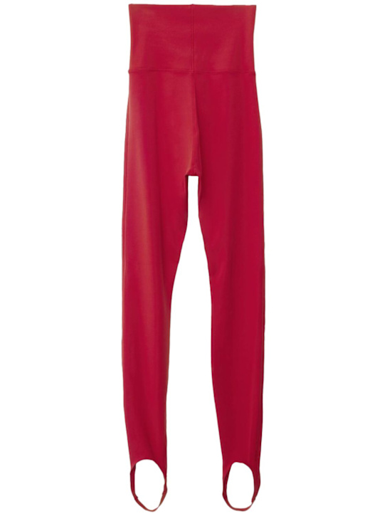 Nike: Jacquemus stirrup leggings - Rouge - women_0 | Luisa Via Roma