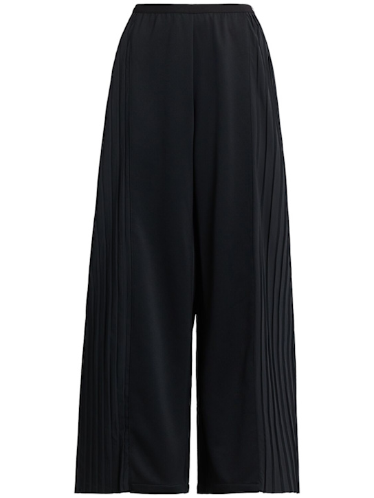 Nike: Pantalon à plis - Black/Sail - women_0 | Luisa Via Roma