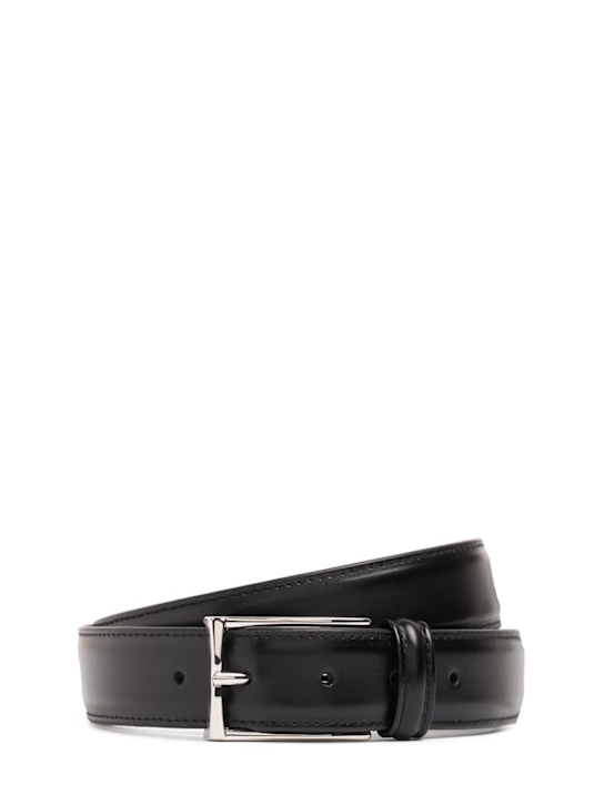 Anderson's: Leather belt - 黑色 - men_0 | Luisa Via Roma