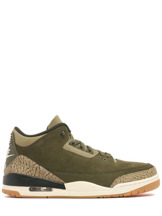 Jordan: Air Jordan 3 Retro sneakers - Medium Olive - men_0 | Luisa Via Roma