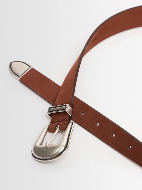 Anderson's: Leather belt - 烟草色 - men_1 | Luisa Via Roma