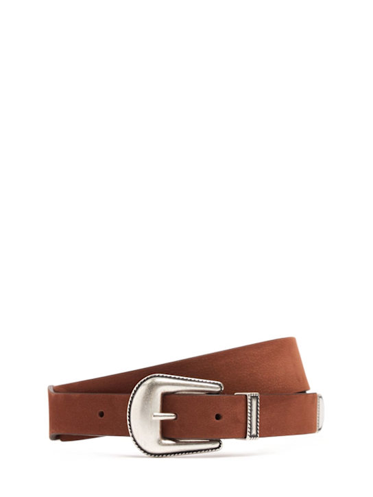 Anderson's: Leather belt - 烟草色 - men_0 | Luisa Via Roma
