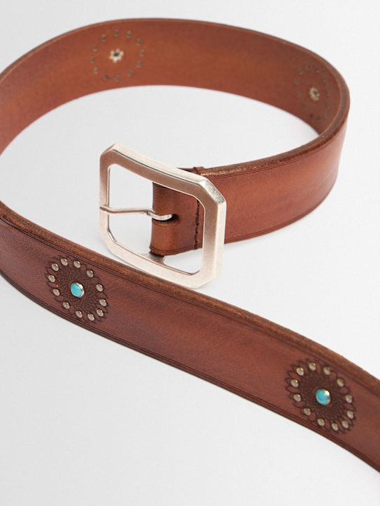 Anderson's: Leather belt - Cognac - men_1 | Luisa Via Roma