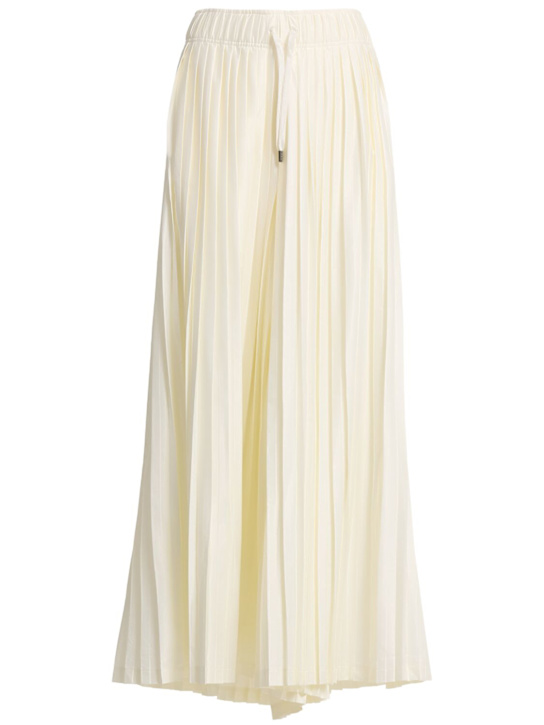 Nike: Pleated track pants - women_0 | Luisa Via Roma